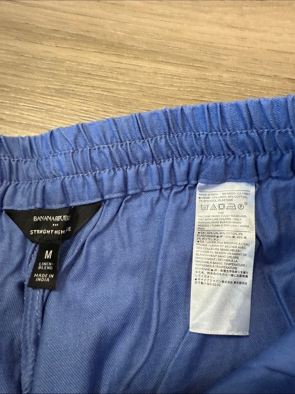 Banana Republic Linen Blend Pants in Blue